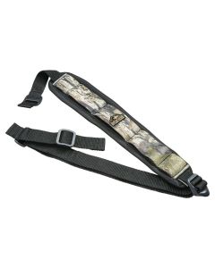 Correa portafusil Butler Creek Comfort Stretch - negra con camuflaje