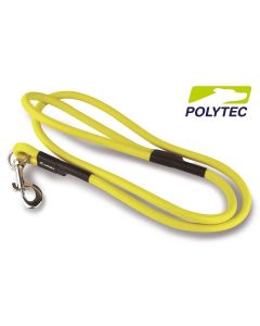 correa para perro "polytec" 120cm x 10mm - amarillo