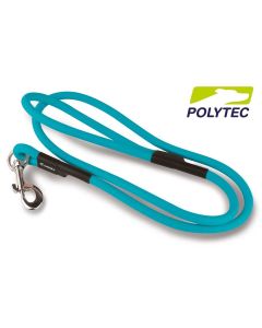 correa para perro "polytec" 120cm x 10mm - azul eléctrico