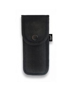 Funda porta navaja Barbaric acolchada negra 15x7 cm