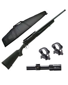 PACK Rifle Savage Axis II SR .308 Win + Visor 1-6x24 + Anillas + Funda