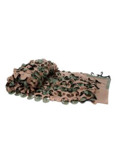 malla de ocultación camuflaje verde y marrón 1,5 x 25 metros