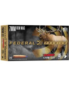 Munición FEDERAL Barnes LRX 7mm. Rem Mag 145 grains