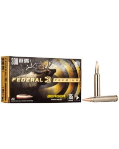 Munición Federal Berger Híbrid Hunter 300 Win Mag - 185 grains