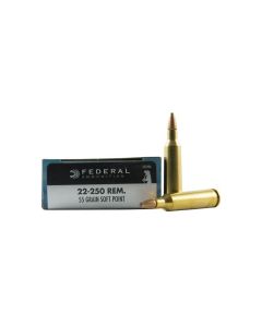 Munición FEDERAL Power-Shok 22-250 Remington - 55 grains SP