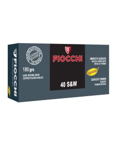 Munición Fiocchi Top Target - 40 S&W - 180 grains - Punta de plomo