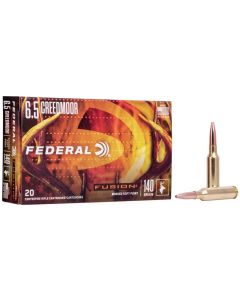 Munición metálica Federal fusion 6.5 Creedmoor 140 gr