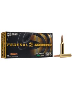 Munición Federal Gold Medal Sierra Matchking 338 Lapua Mag - 250 grains