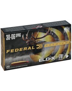 Munición metálica FEDERAL Hornady ELD-X - 30-06 - 178 grains