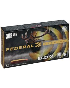 Munición metálica Federal hornady ELD-X 308 Win 178 grains