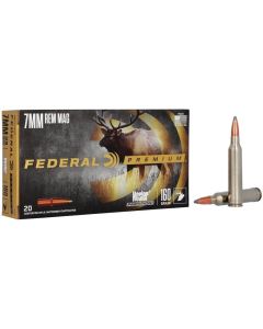 Munición metálica FEDERAL Nosler Partition 7 mm Remington Magnum - 160 grains