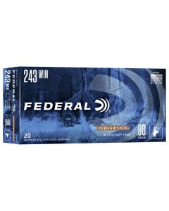 Munición FEDERAL Power-Shok 243 Win - 80 grains SP