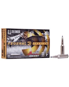 Munición metálica Federal terminal ascent 6.5 Creedmoor 130 gr