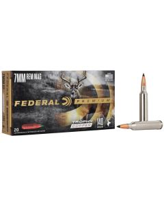 Munición FEDERAL Trophy Copper 7mm Remington Magnum - 140 grains