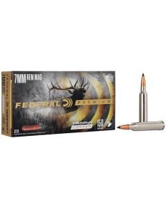 Munición metálica Federal trophy copper 7 mm Rem Mag 150 grains