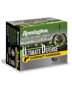 Munición Remington ultimate defense compact BJHP - 9mm Parabellum 124 grains