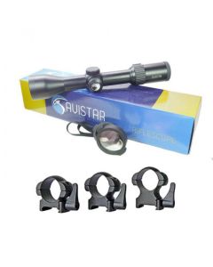 Mejor oferta Pack Visor AVISTAR 1,5-6x42 Ret 4-Dot Iluminada + Anillas Desmontables