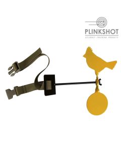 Pincho Plinkshot para diana rotativa doble con correa de sujeción