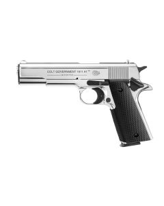 Pistola de fogueo 1911 Colt Goverment A1 Cromada 9mm P.A.K.  imagen 1