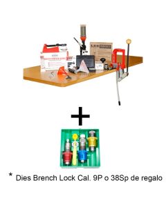 prensa challenger breech lock kit + die breech lock cal. 9mm