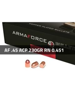 Puntas Cal. 45-230 RN Cobreado 250 Uni. Armaforce (.451) imagen 1