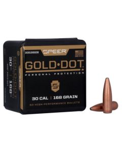 Projéteis Speer Gold Dot SP .308" - 168 gr