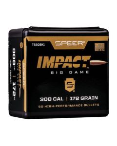 Projéteis Speer impact .308" - 172 gr