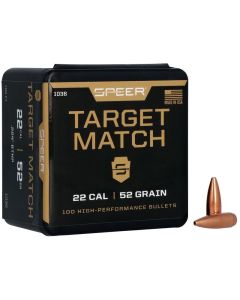 Puntas de bala SPEER Target Match .224" - 52 grains