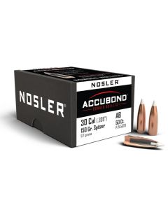 Puntas Nosler .30 Spitzer Accubond 150 gr - 50 unidades
