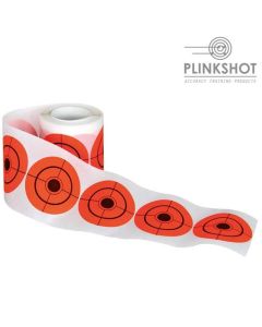 Rollo Plinkshot dianas de 7,5 cm adhesivas con 250 unidades
