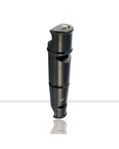 silbato de cuerno de búfalo de 2 tonos. 9 cm.