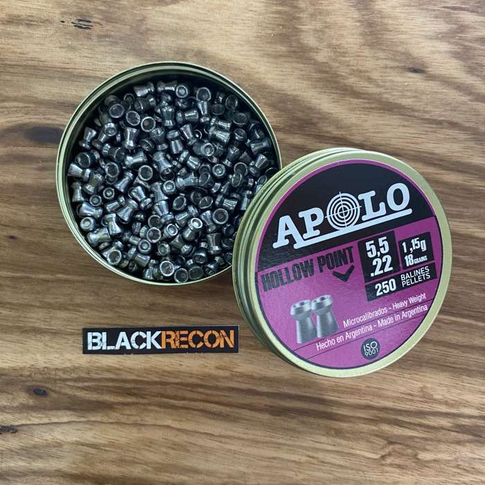 Balines Apolo hollow point 5,5 mm 