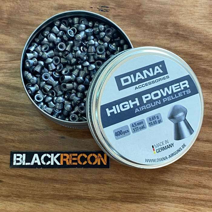 BALINES DIANA HIGH POWER 4.5 MM LATA 500