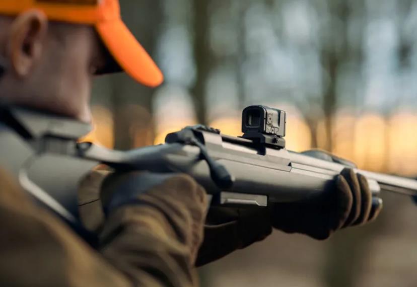 punto rojo de caza aimpoint acro c2 con tapas