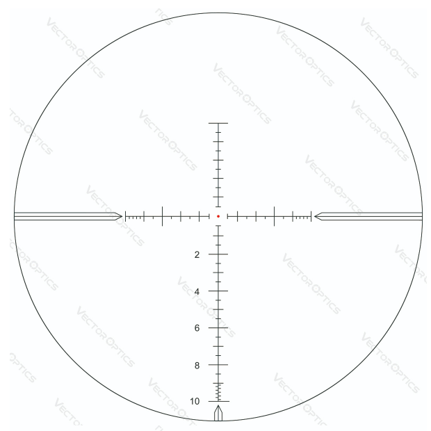 reticula mpx1 del visor vector optics taurus