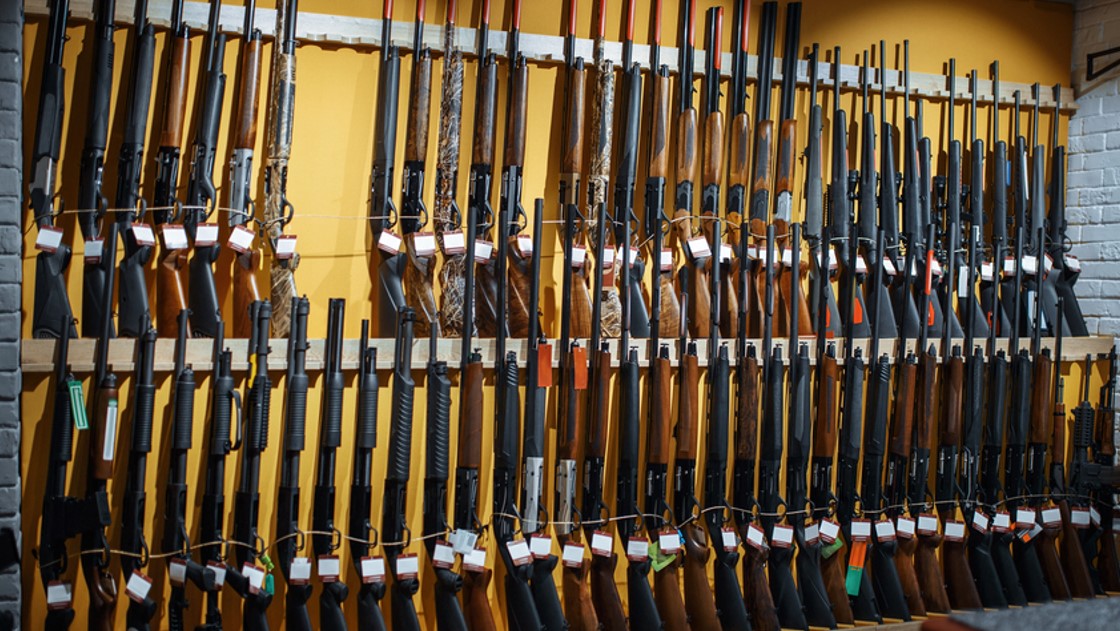 cantidad de rifles y escopetas