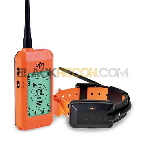 Diferentes colores de mandos y collares GPS Dogtrace para perros de caza