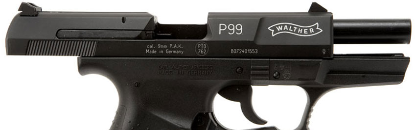 Pistola de Fogueo Walther PP 9mm P.A.K.