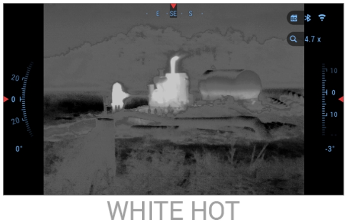 Monocular térmico ATN OTS-4 4-40x smart hd 640x480 white hot