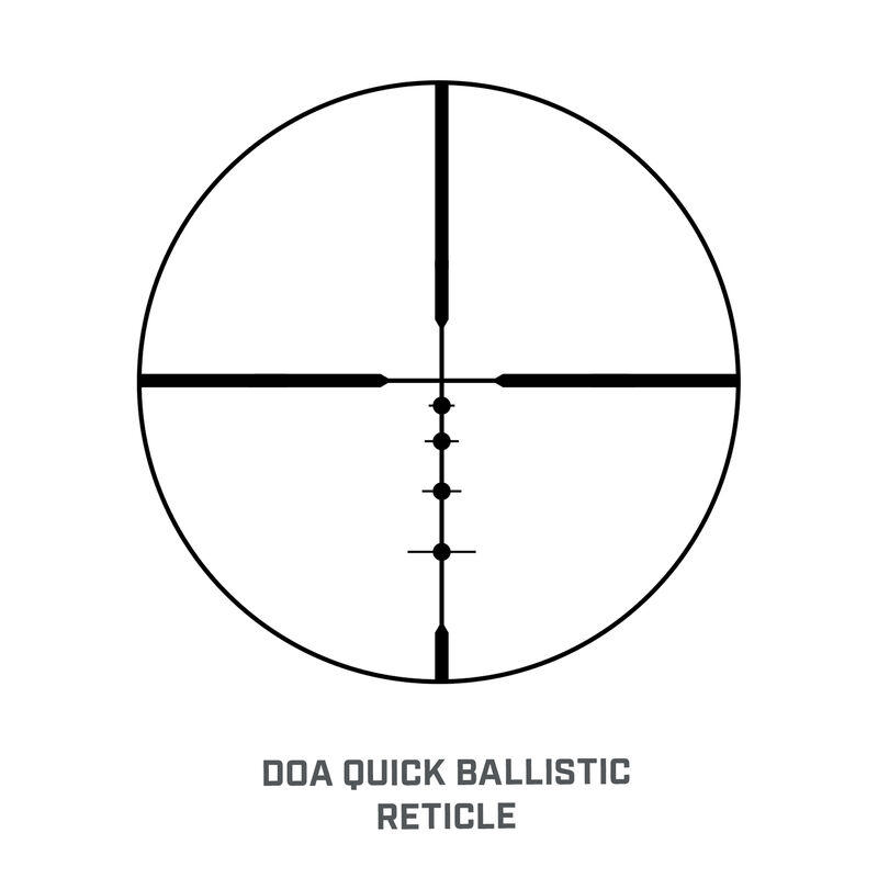 Retícula DOA-QBR SFP Visor BUSHNELL Banner Gen2 6-18x50