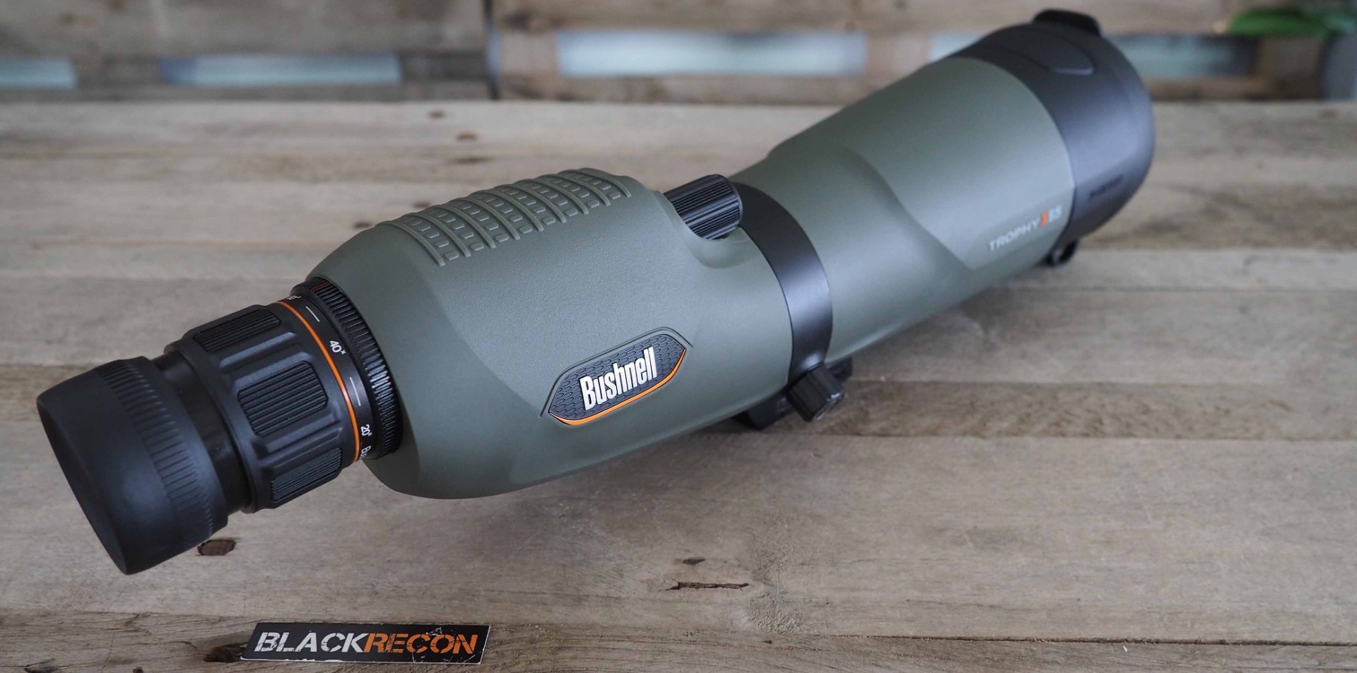 Telescopio Bushnell Trophy Xtreme 20-60x65 en detalle.