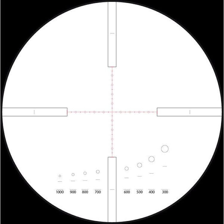Visor Meopta ZD Mil-Dot2 Retícula