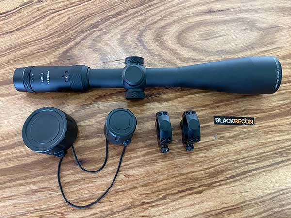 Visor vector optics Forester 3-15x50 accesorios