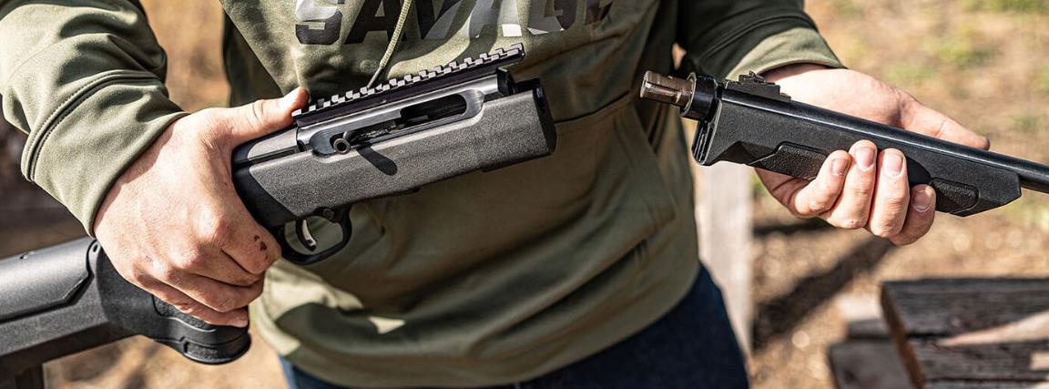 carabina 22lr Savage A22 takedown desmontable