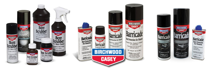 productos birchwood casey para armas