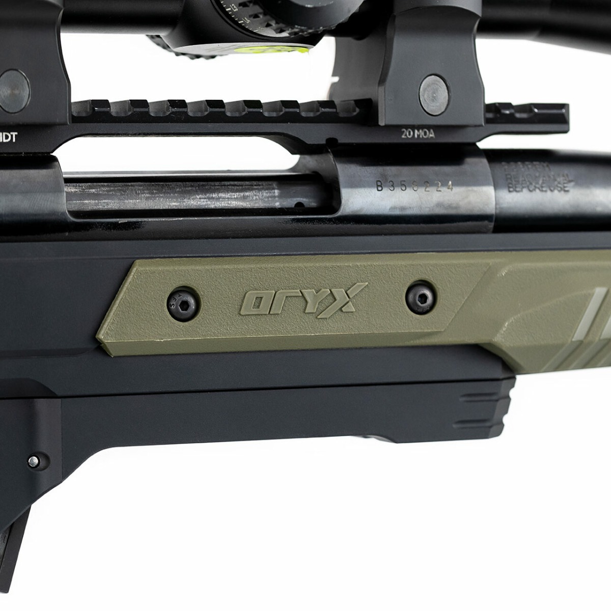 Detalle ventana chassis oryx Howa M1500