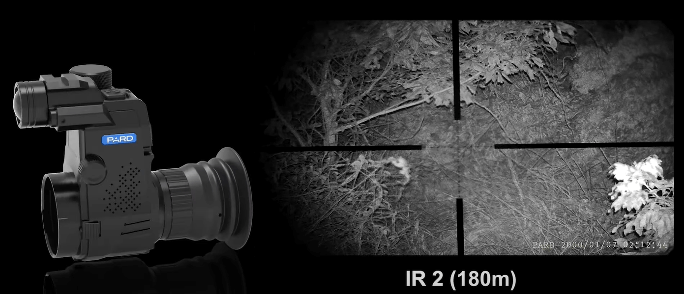 Visor nocturno Pard 850 nm IR NV007S acoplable para caza