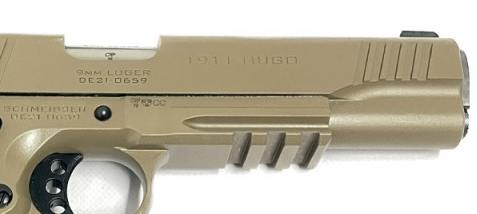 pistola 1911 Schmeisser color arena