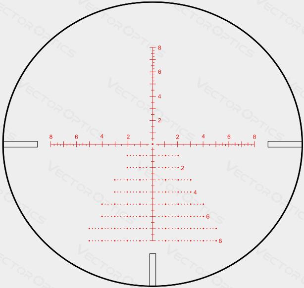 reticula del visor Vector Optics Continental 5-30x56