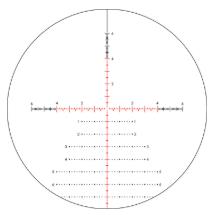 reticula VMR-4 MRAD visor vortex viper HD 5-25x50